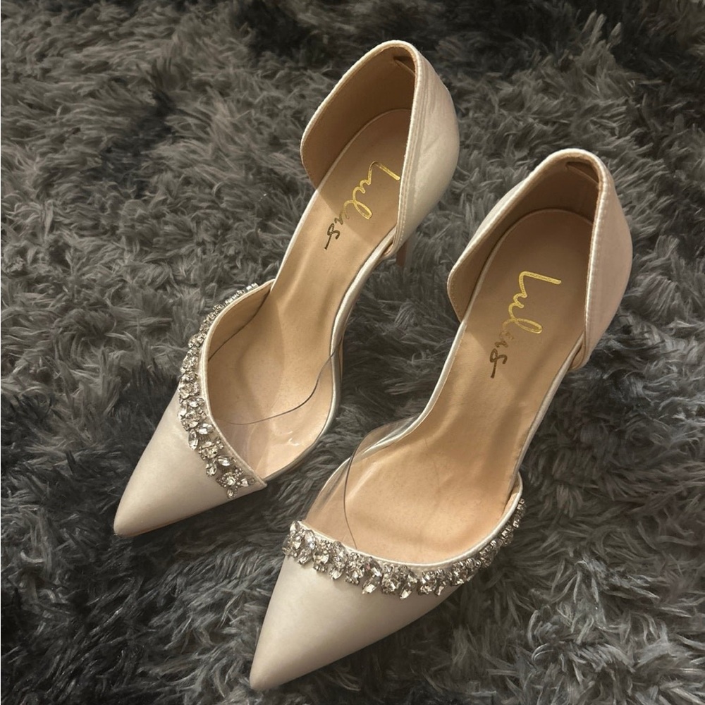 Lulu wedding heels size 8.5